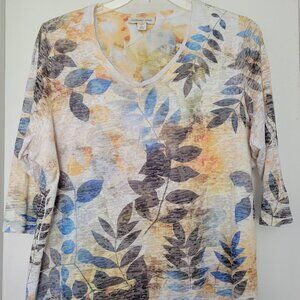 Women's 3/4 sleeve top by Coldwater Creek